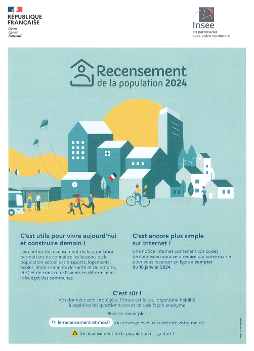 affiche recensement